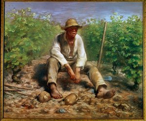 醸造家 ジャン・フランソワ・ミレー（1814-1875）の絵画 19世紀 ハーグRijksmuseum 作： Jean Francois Millet