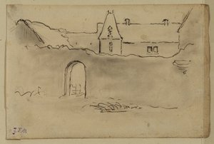 シャトーの眺め 作： Jean Francois Millet
