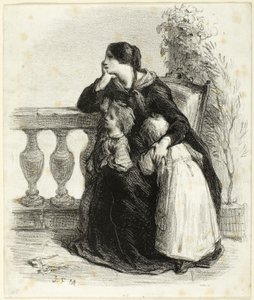 彼はどこにいるのか？ 作： Jean Francois Millet
