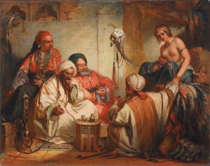 奴隷市場、1853 作： Jean Francois Portaels