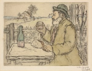 乾杯、1894。 作： Jean Francois Raffaelli