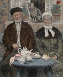 アフタヌーンティー、c。 1880年。