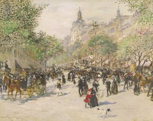 ブールバールオスマン 作： Jean Francois Raffaelli