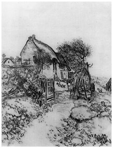 La Chaumiere、c1870-1920 1924 作： Jean Francois Raffaelli