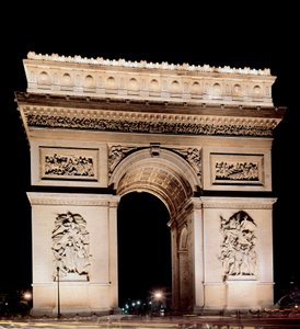 ジャン・フランソワ・シャルグラン（1739-1811）が実現した凱旋門の眺め 作： Jean Francois Therese Chalgrin