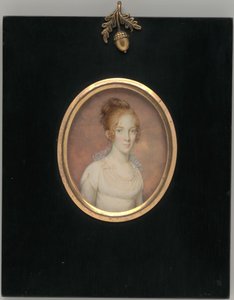 ナサニエル・ボウエン夫人 マーガレット・ブレイク、カリフォルニア州。 1805年。 作： Jean Francois Vallee