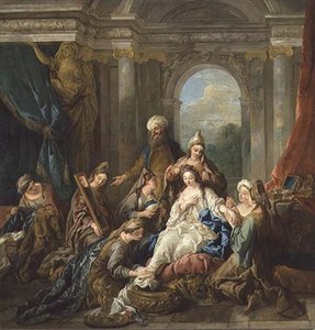 エステルの便器 作： Jean François de Troy