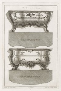 Comodesの異なるデザインブック 作： Jean François Cuvilliés
