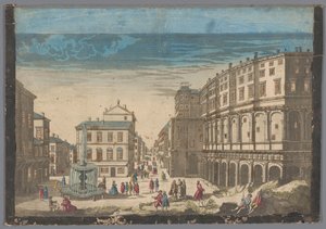 ローマのマルセルス劇場の眺め 作： Jean François Daumont (possibly)