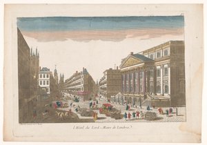 ロンドンの邸宅の眺め l´Hôtel du Lord = Maire de Londre (オブジェクトのタイトル)