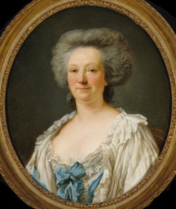 マダム・ジェフリンの肖像 1699-1777, 1787. 作： Jean François Gilles Colson