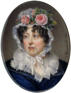スーザンマレー夫人の肖像画のブレスレット 作： Jean François Gérard Fontallard