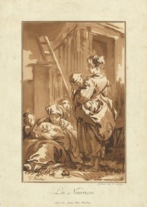 看護師 作： Jean François Janinet after François Boucher