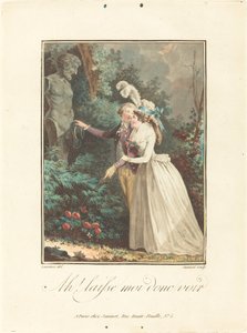 ああ！ じゃあ見せて 作： Jean François Janinet after Nicolas Lavreince