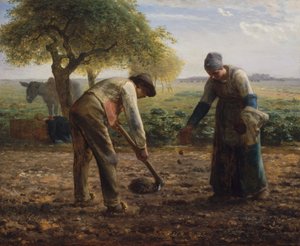 じゃがいもプランター 作： Jean Francois Millet