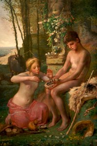 春（ダフニスとクロエ） 作： Jean Francois Millet
