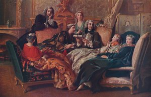 モリエールの読書、1728、1937