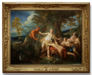 パンとシリンクス、1720。 作： Jean François de Troy