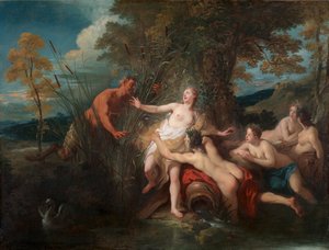 パンとシリンクス、1720 作： Jean François de Troy