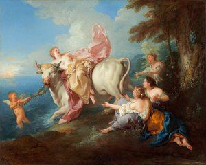 エウロパの誘拐、1716年。 作： Jean François de Troy