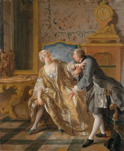 ガーター、1724年。 作： Jean François de Troy