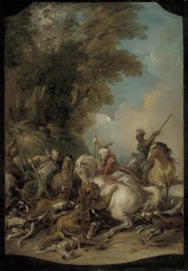ライオンハント、1735 作： Jean François de Troy
