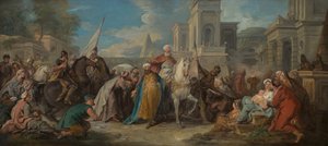 モルデカイの勝利、ca。 1736年。 作： Jean François de Troy