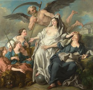 真実を明らかにする時間、1733 作： Jean François de Troy