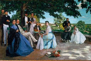 家族の再会 作： Jean Frederic Bazille