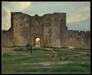 エーグモルトの女王の門 作： Jean Frederic Bazille