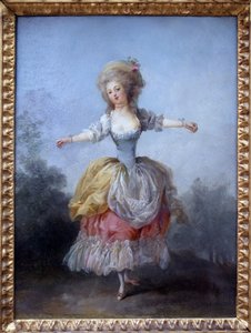 ルイ16世の踊り子ジャン・フレデリック・シャル（1752-1825）の絵画、油彩・カンヴァス、18世紀後半。ナント美術博物館 作： Jean Frederic Schall