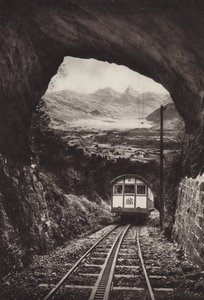 Electrische Arth Rigi Bahn (白黒写真) 作： Jean Gaberell