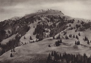 ホテル リギ・クルム (白黒写真) 作： Jean Gaberell