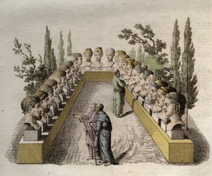人相学 - Physiognomony - 異なる人相を観察し、それを突き詰めようとする数人の哲学者たち - Johann Gaspar (Gaspard) Lavater (1741-1801) の「The art of knowing men through physiognomy」の1808年の刻印 - 1806年 作： Jean Gaspard Lavater