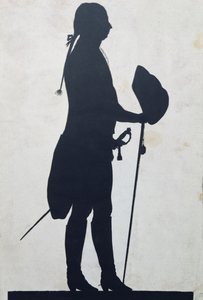 男のシルエット 作： Jean Gaspard Lavater