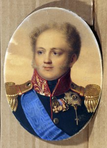 ロシア皇帝アレクサンドル 1 世の肖像 (A.Pavlovich Romanov) 作： Jean Henri Benner