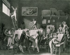 ジャックルイデイビッドのスタジオ（1748〜1825年） 作： Jean Henri Cless