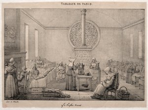 パリの情景: 孤児院 作： Jean Henri Marlet