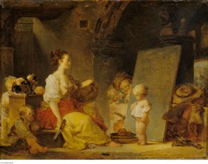 フラゴナール - セイ・プリーズ 1780年頃 作： ジャン・ホノレ・フラゴナール