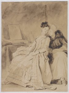 親密な会話 作： Jean Honore Fragonard