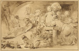 パンケーキメーカー 作： Jean Honore Fragonard