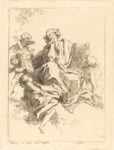 聖ルカ 作： Jean Honoré Fragonard after Giovanni Lanfranco