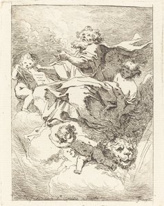 聖マルコ 作： Jean Honoré Fragonard after Giovanni Lanfranco