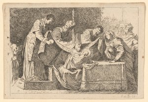 割礼 作： Jean Honoré Fragonard after Jacopo Tintoretto