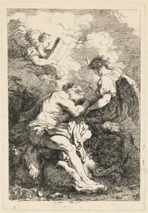 聖ヒエロニムスのビジョン 作： Jean Honoré Fragonard after Johann Liss