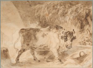 ローマ・カンパーニャの雄牛 作： Jean Honore Fragonard
