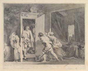 内閣、1778年。 作： Jean Honore Fragonard