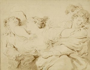 スラップ、1785。 作： Jean Honore Fragonard