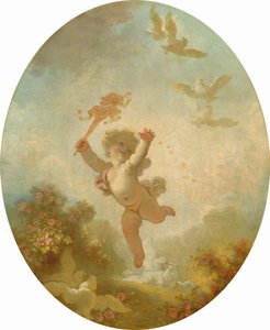 愚か者としての愛、c。 17731776。 作： Jean Honore Fragonard