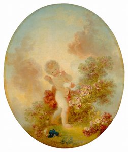 センチネルが大好き、c。 17731776。 作： Jean Honore Fragonard